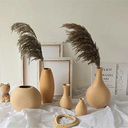 Wooden Vase & Plate